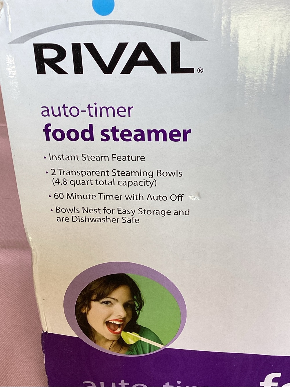 New Rival Auto-Timer Food Steamer - Picture 2 of 6